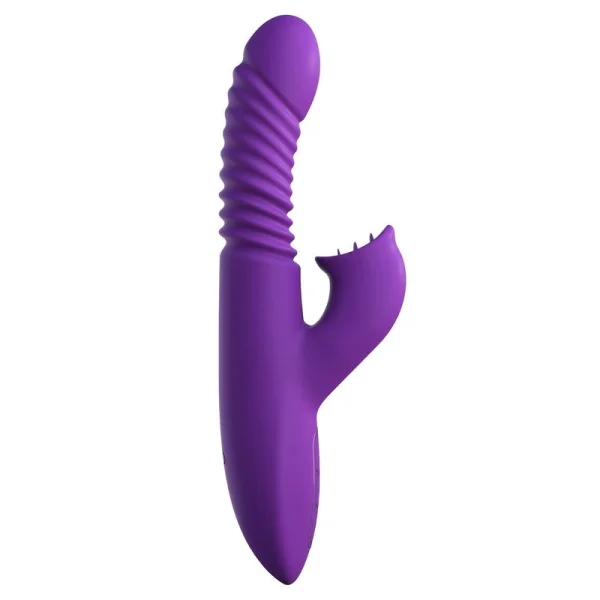 Fantasy For Her Ultimate Thrusting Clit Stimulate-Her Dual Stimulation Silicone Vibrator
