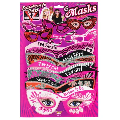 Bachelorette Mask Set 6 per