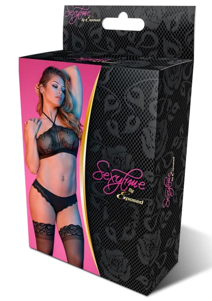 Sexy Time Halter Bandeau and Panty Set — image 4 of 4