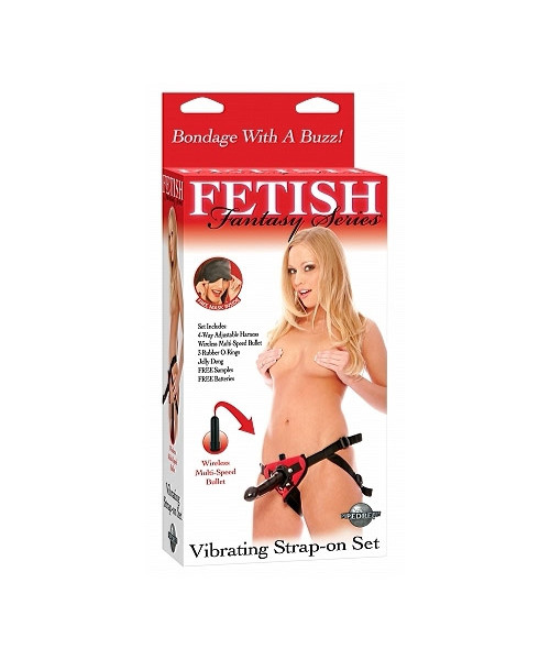 FF Vibrating Strap On Set