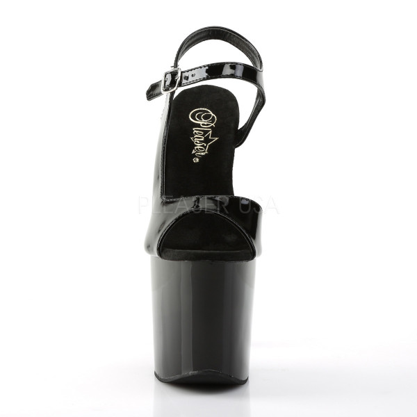 TABOO-714 - 7 1/2" Stiletto Heel Ankle Strap PF Sandal — image 2 of 4