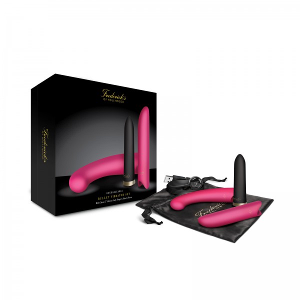Fredericks Of Hollywood Rechargeable Bullet Lady Finger and G Sleeve