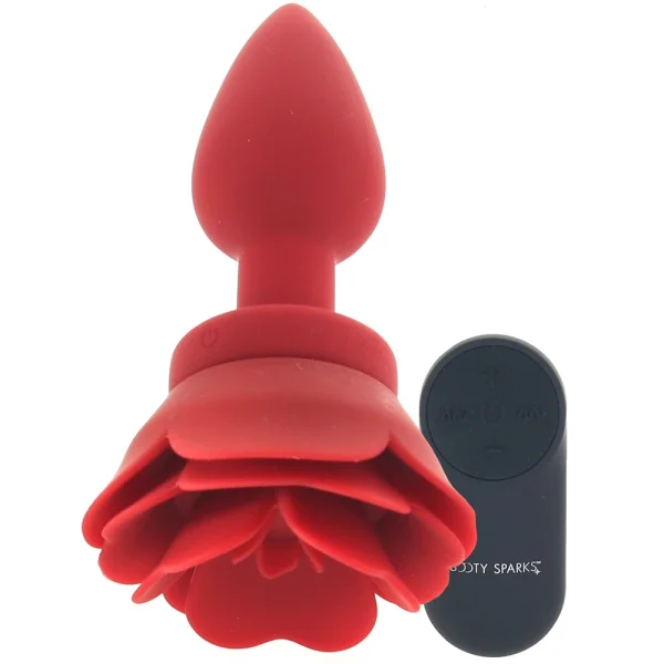 Booty Sparks Remote Vibrating Rose Plug