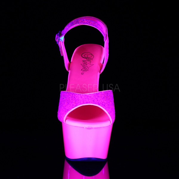 6 inches Heel, 2 1/4 inches PF Vegan Friendly Ankle Strap Sandal — image 6 of 25