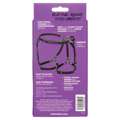 Euphoria Collection Riding Thigh Harness Plus Size