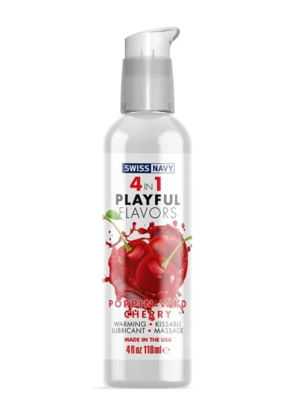 Swiss Navy 4-in-1 Cotton Candy Flavored Lubricant