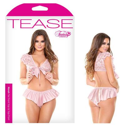 Tease Norah Tie Front Top Tap Pant