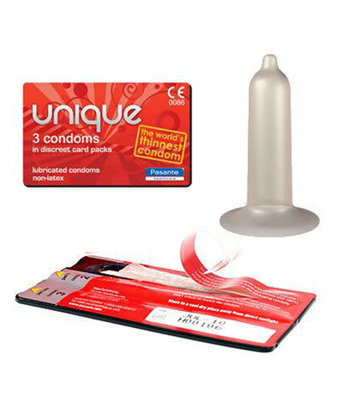 Pasante Unique Latexfree Condoms 3pcs