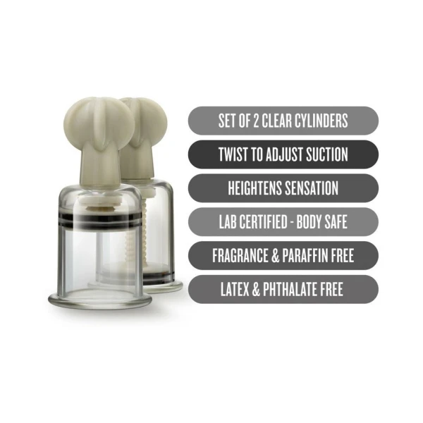 Temptasia - Clit And Nipple Large Twist Suckers - Set Of 2 - Clear — image 12 of 14