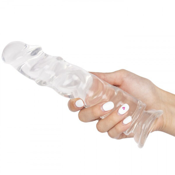 Bondara Nobbly Jobbly Clear Suction Cup Dildo - 8.8 Inch — image 5 of 5