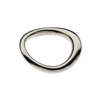 Kink Range Stainless Steel Bent Cock Ring 52 5mm