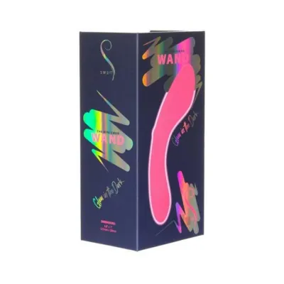 Personal Massagers Swan The Mini Swan Wand Glow in the dark Pink