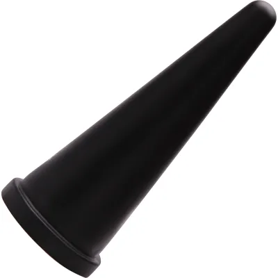 Large Cone Super Sized Silicone Anal Probe By Tantus XL Toys Onyx