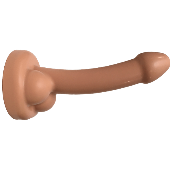 Suction Cup Base Smooth Silicone Dildo by Split Peaches
