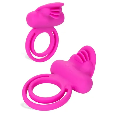 California Exotic Flickering Silicone Couples Ring