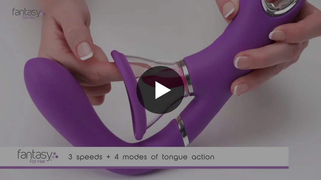 Fantasy For Her - Her Ultimate Pleasure Pro Dual Oral Sex Simulator & G-Spot Vibrator By Pipedream