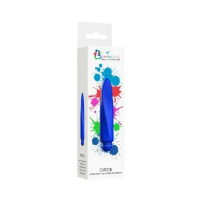 Bullets Discreet Luminous Myra Abs Bullet With Silicone Sleeve 10 Speeds Royal Blue