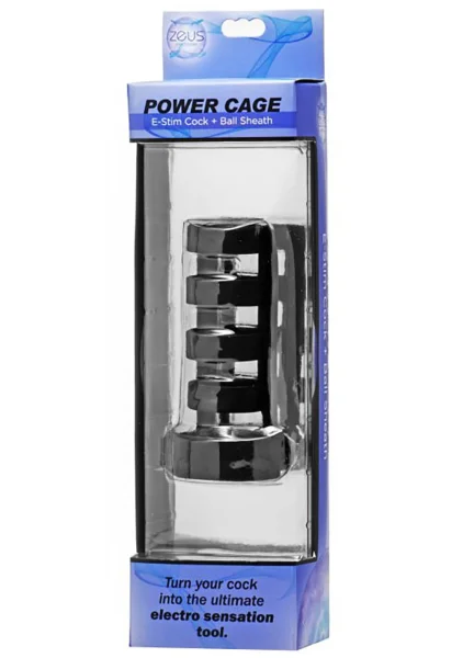 Zeus Electorsex Power Cage E-Stim Cock And Ball Sheath — image 4 of 8