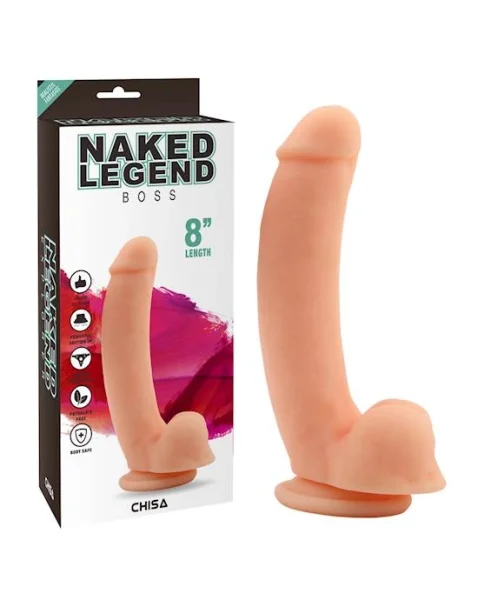 Boss Suction Cup Dildo - 8.0 Inch - Flesh - 8.0 Inch