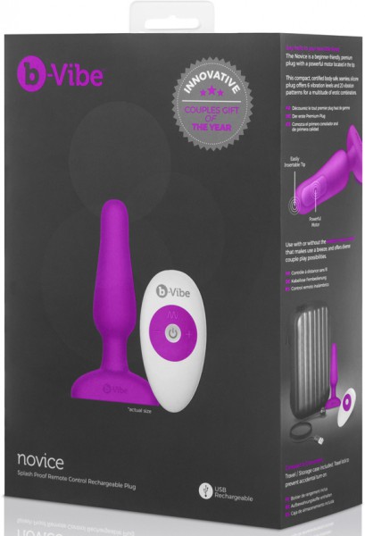 Novice Vibrating Butt Plug