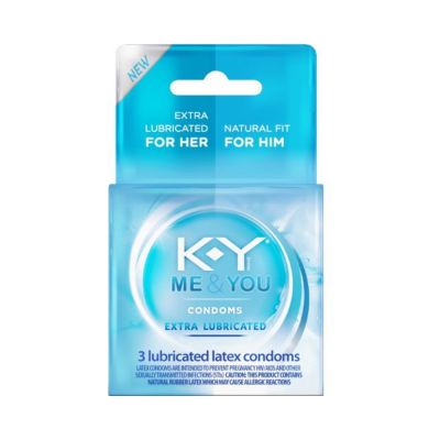 K y Extra Lubricated Condom 3ct