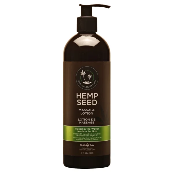 Earthly Body Massage Lotion Naked in Woods 16oz