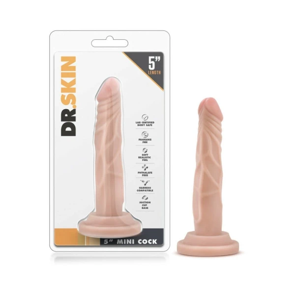 Dr Skin 5 inches Mini Cock Beige Dildo