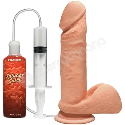 The D Perfect D Squirting 7 Realistic Dildo With Splooge Juice