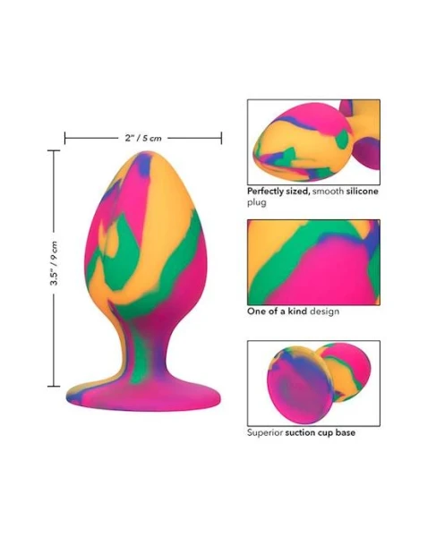 Cheeky Tie-dye Butt Plug