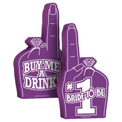 Bride To Be Foam Hand