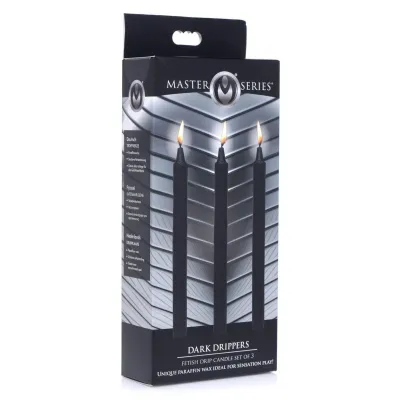 Fetish Drip Candles 3pk Black