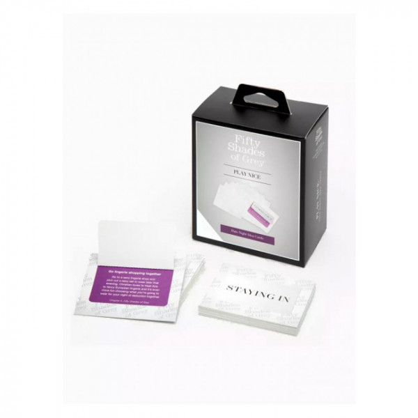 Fifty Shades of Grey Play Nice Date Night Idea Cards