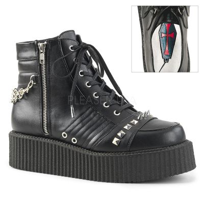 2 inches PF Oxford Creeper Bootie Outer Side Zip