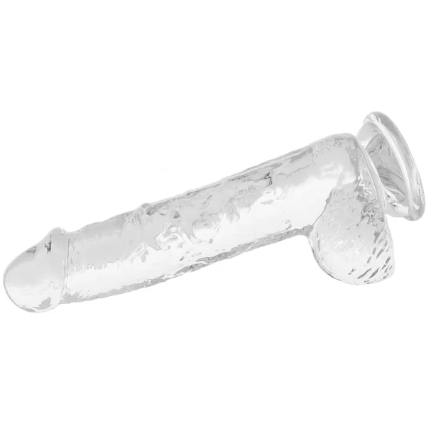 RealRock 6 Inch Transparent Realistic Crystal Clear Dildo