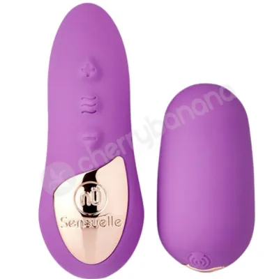 Nu Sensuelle 2 in 1 Petite Egg Purple Vibrating Egg With Vibrating Remote Control