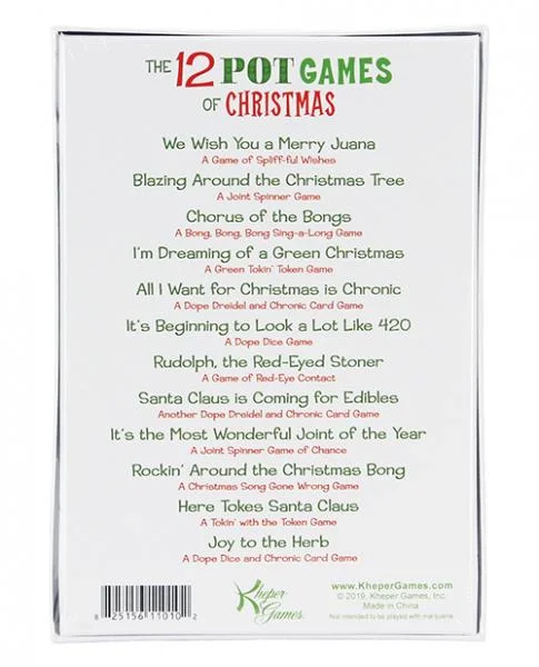 The 12 Pot Games Of Christmas