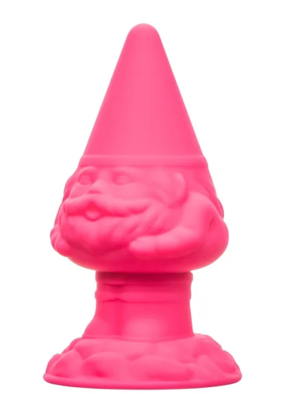 Naughty Bits Anal Gnome Silicone Butt Plug By CalExotics - Pink
