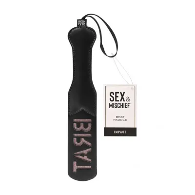 Brat Paddle Black Rose Gold