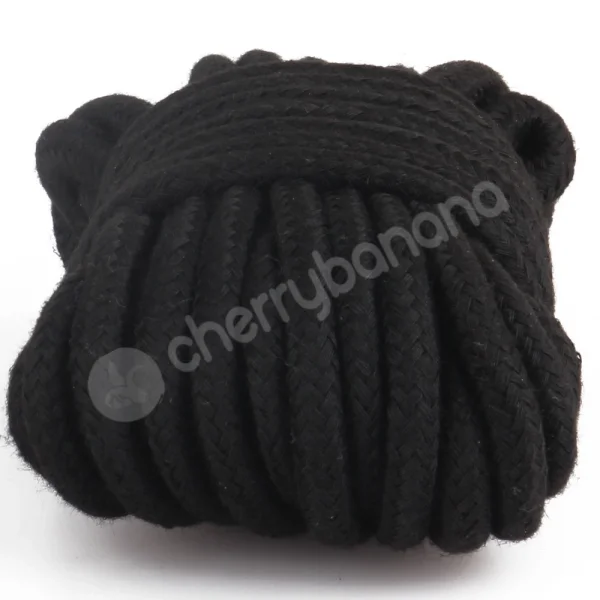 Cherry Banana Dare Black Bondage Rope Cotton 10m
