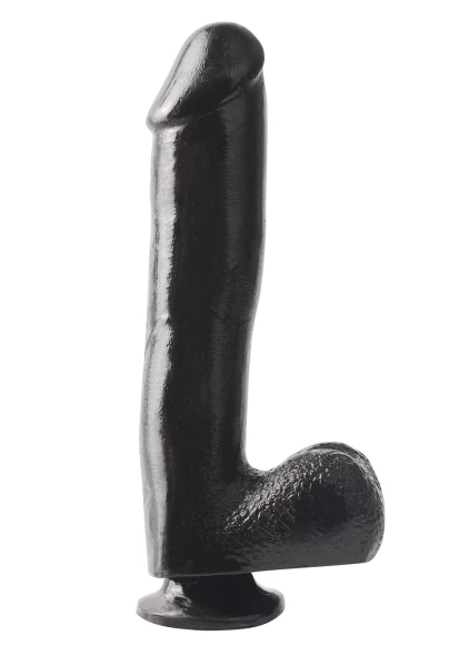 Pipe Dreams Basix Rubber Works - 10" Dong with Suction Cup