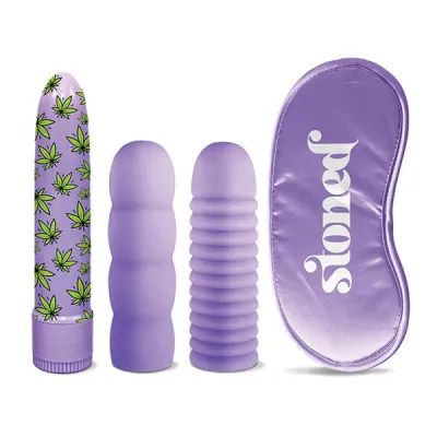 Stoner Vibes Stash Kit Bonga Bunga Multi Speed Vibrator and Pleasure Kit