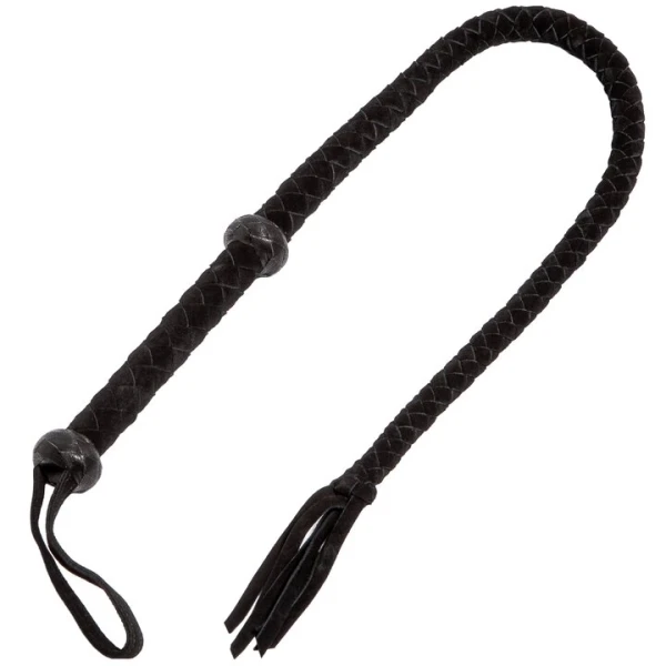 Bondara Luxe Persuasion XL Suede Bull Whip – 42 Inch