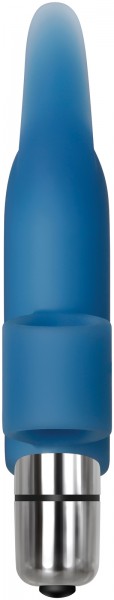 Adam & Eve Silicone Blue Dolphin Finger Vibe