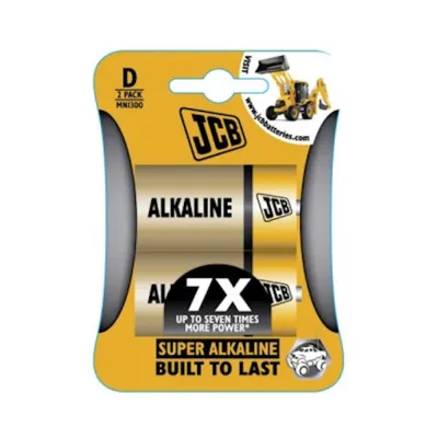 Jcb D Size Super Alkaline 15v Pack Of 2