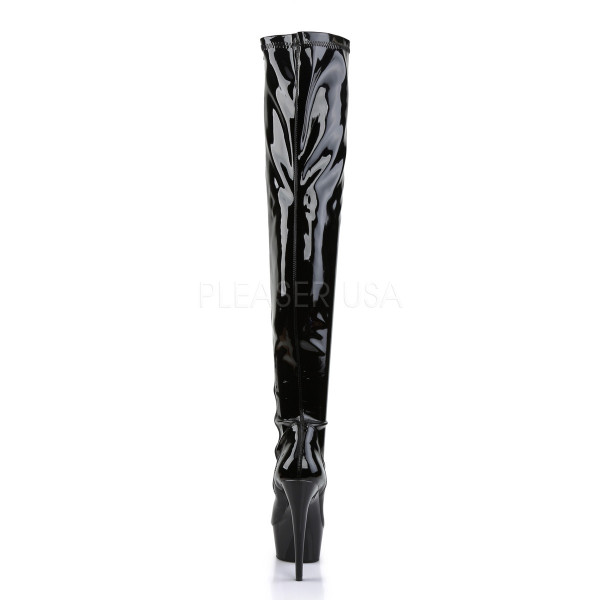 DELIGHT-3000 - 6" Stretch PF Thigh Boot, Side Zip — image 4 of 4