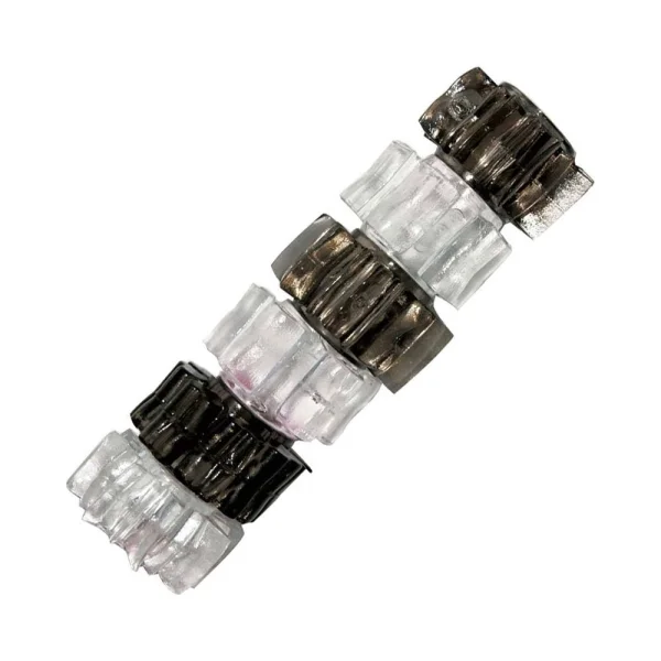Hung Pleasure Stars Jelly Cock Rings Black/clear 6 Pack — image 4 of 5