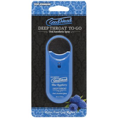 To Go Deep Throat Spray Blue Raspberry