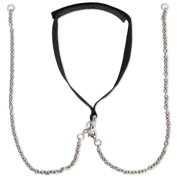 Lux Fetish Collar & Nipple Clips Set — image 4 of 6