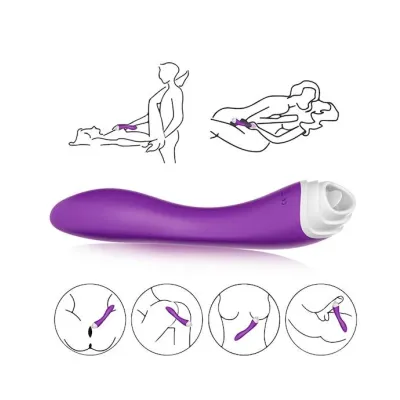 Liesel Licking G spot Vibrator Purple 7 5 Inch