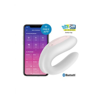 Double Joy Partner Vibrator White Clit Orgasm